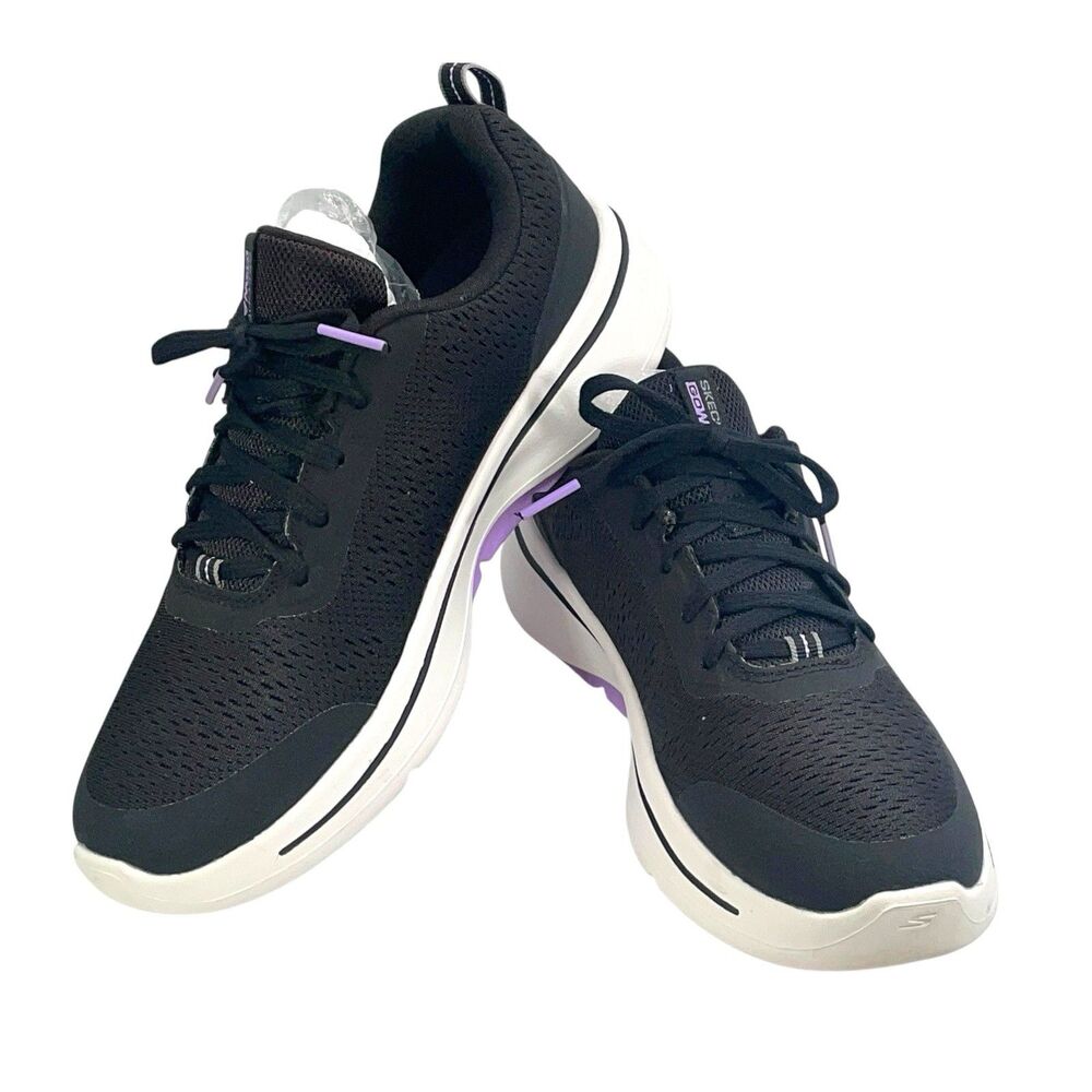 Skechers Glide Step Athletic Running Sneakers Women's Black Mesh Low Top Size 8 - Picture 6 of 7